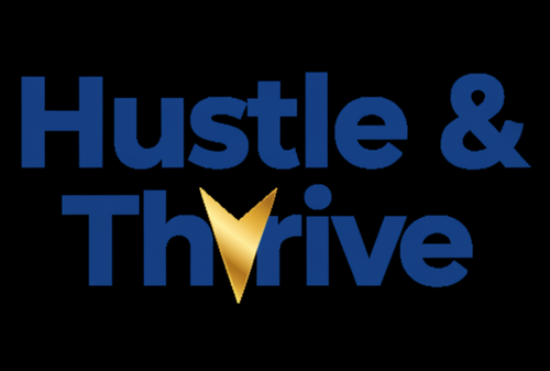 Hustle & Thrive Bold Logo